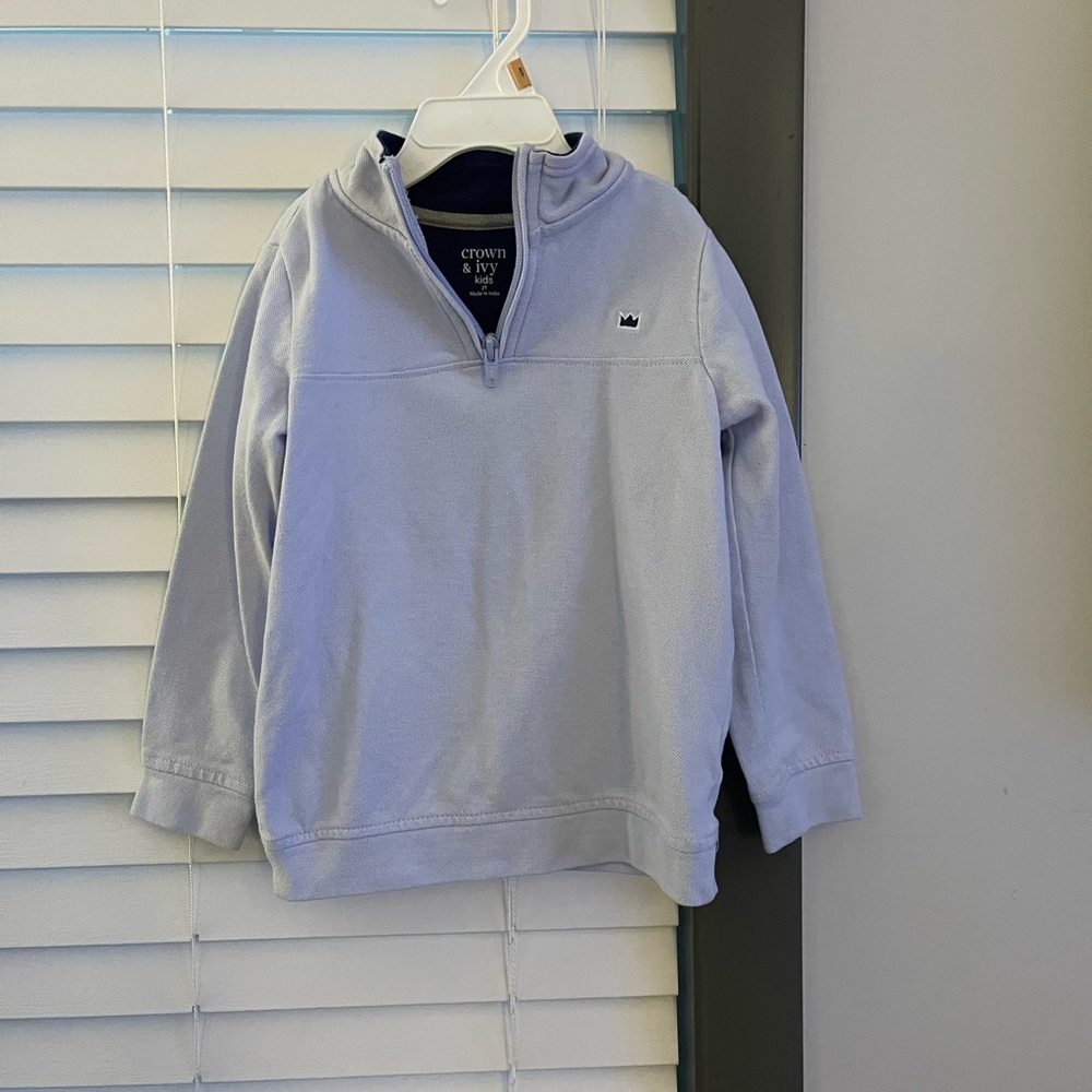 (3 tops) Crown and ivy 2t dress shirt and pull over